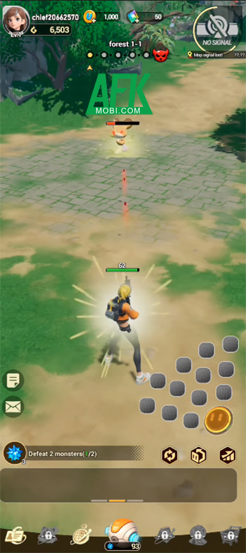 Cầm súng săn bọn quái vật để kiếm về các món trang bị trong game Yummigo 0