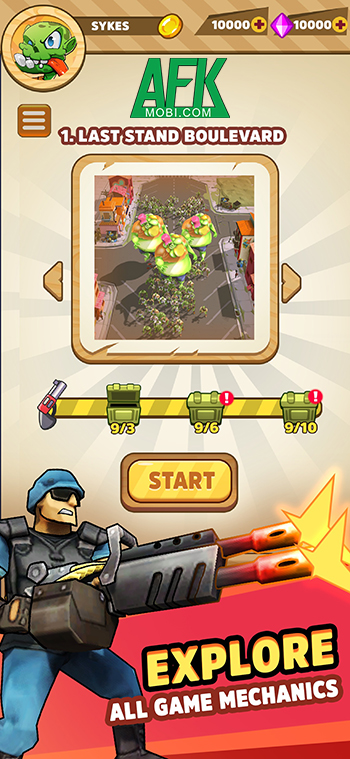 Triển khai đội hình phòng thủ chống lại bọn xác sống trong game Zombattle Merge 0 Triển khai đội hình phòng thủ chống lại bọn xác sống trong game Zombattle Merge 0