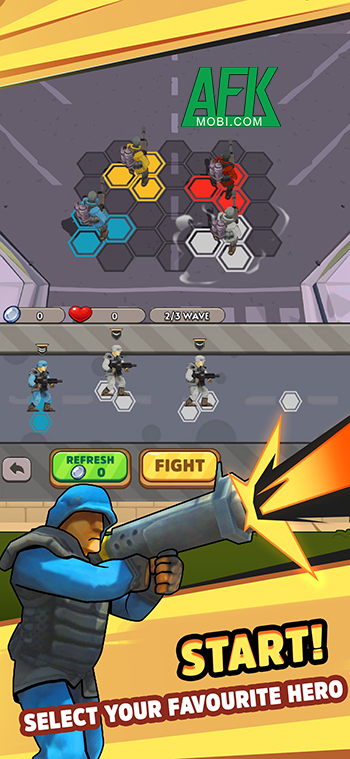 Triển khai đội hình phòng thủ chống lại bọn xác sống trong game Zombattle Merge 1 Triển khai đội hình phòng thủ chống lại bọn xác sống trong game Zombattle Merge 1