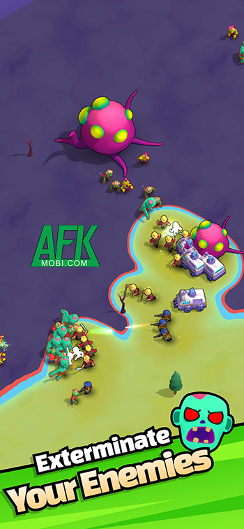 Quản lý tiền đồn của những người sống sót giữa thế giới xác sống với game Zombie Commander 3