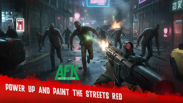 Càn quét bọn xác sống bằng vũ khí nóng trong game hành động Zombie Fury: FPS Survival 1