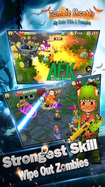 Zombie Shooter - Zombie.io đưa game thủ chiến đấu sinh tồn trước bọn động vật xác sống 1