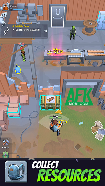 Zombie Slasher: Survival RPG cho game thủ tự tay xây dựng khu trú ẩn trong thế giới tận thế 2