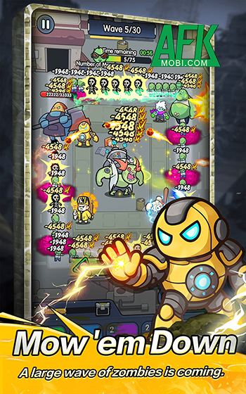 Cùng các siêu anh hùng tiêu diệt bọn xác sống trong game Zombie Strike: Hero Rising 1