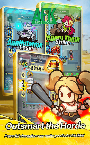 Cùng các siêu anh hùng tiêu diệt bọn xác sống trong game Zombie Strike: Hero Rising 3