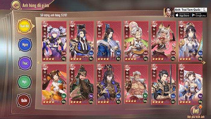 Trải nghiệm sớm game Anh Trai Tam Quốc thêm một