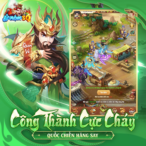 Game nhập vai đấu tướng Ảo Mộng 3Q ấn định thời điểm ra mắt tại Việt Nam 3