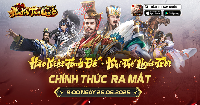 Game mobile Hào Khí Tam Quốc tặng iPhone 16 Pro Max cho game thủ đứng Top BXH Vinh Danh 0 Game mobile Hào Khí Tam Quốc tặng iPhone 16 Pro Max cho game thủ đứng Top BXH Vinh Danh 0