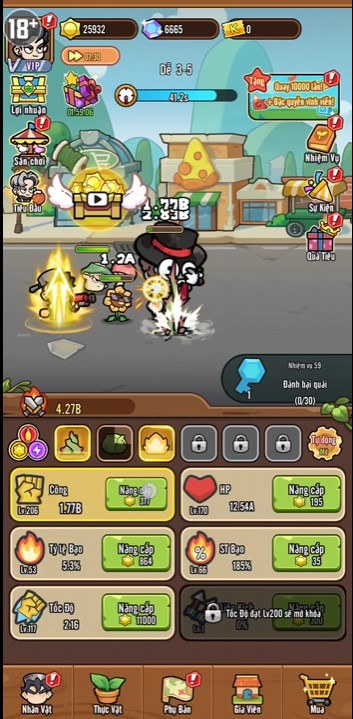 Mời bạn vào game Thực Vật Đại Chiến Yêu Thú lai tạo cây trồng chống lại zombie 4