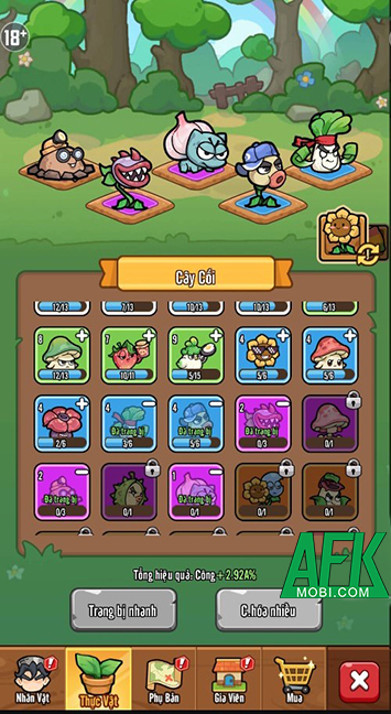 Mời bạn vào game Thực Vật Đại Chiến Yêu Thú lai tạo cây trồng chống lại zombie 2