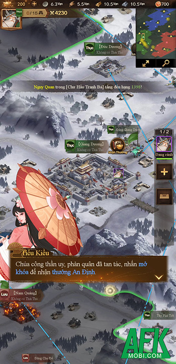 Bước vào game Trận Chiến Tam Quốc: Quốc Chiến trị quốc thời chiến loạn 2