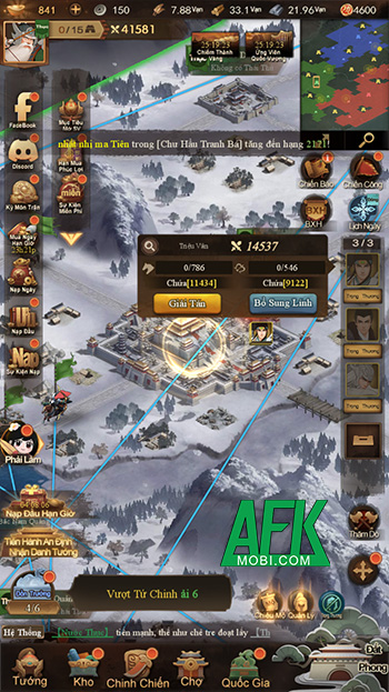 Bước vào game Trận Chiến Tam Quốc: Quốc Chiến trị quốc thời chiến loạn 6