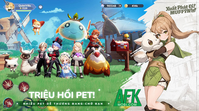 Xuất Phát Đi! !Muffin tựa MMORPG 3D màn hình dọc cập bến Việt Nam 5 Xuất Phát Đi! !Muffin tựa MMORPG 3D màn hình dọc cập bến Việt Nam 5