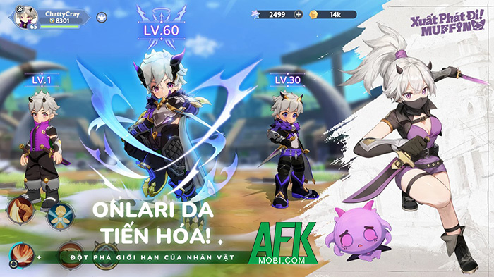 Xuất Phát Đi! !Muffin tựa MMORPG 3D màn hình dọc cập bến Việt Nam 3 Xuất Phát Đi! !Muffin tựa MMORPG 3D màn hình dọc cập bến Việt Nam 3