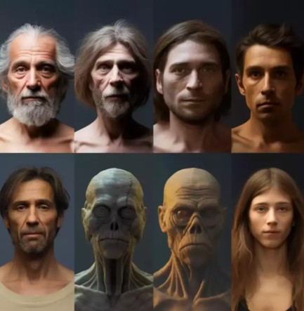 AI dự đoán diện mạo con người sau 1.000 năm: Cư dân mạng bày tỏ xem ảnh xong chỉ thấy hoang mang- Ảnh 3. AI dự đoán diện mạo con người sau 1.000 năm: Cư dân mạng bày tỏ xem ảnh xong chỉ thấy hoang mang- Ảnh 3.