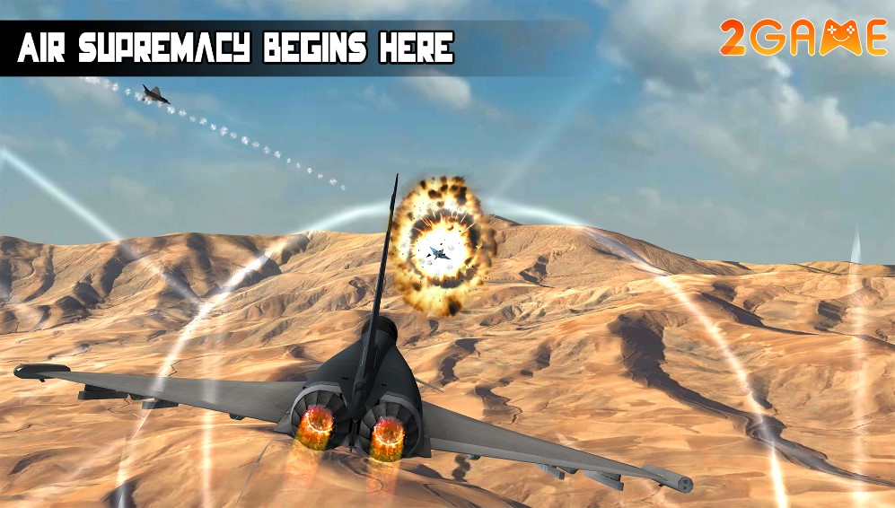 Đại chiến trên không trong game Air Strike: War In The Skies air strike war in the skies 1