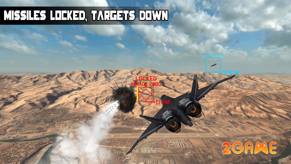 Đại chiến trên không trong game Air Strike: War In The Skies air strike war in the skies 2 1