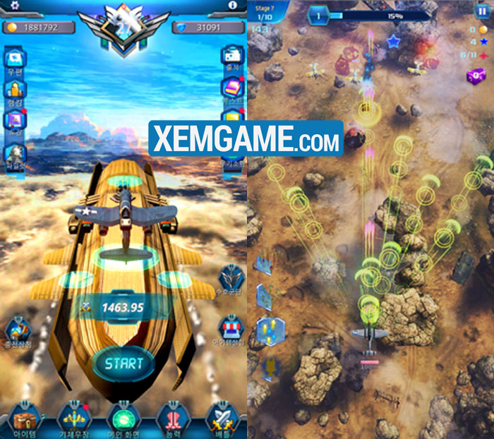 Airforce Invader – game không chiến mới ra lò trên di động airforce invader 1