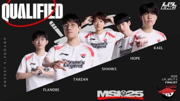 LPL có đại diện đầu tiên tới MSI 2025, HLV Tabe đi vào lịch sử giải đấu 27 LPL có đại diện đầu tiên tới MSI 2025, HLV Tabe đi vào lịch sử giải đấu al msi 2025jpg