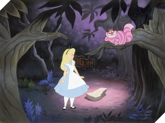 Hình ảnh về phim hoạt hình Alice in Wonderland.