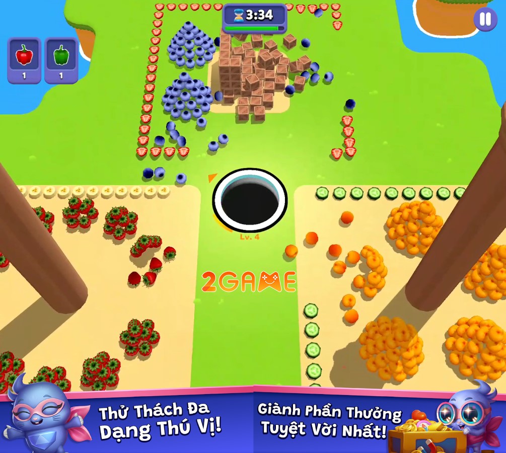 all-in-hole-3 All in Hole – Game casual mới đang “gây bão” toàn cầu all in hole 3