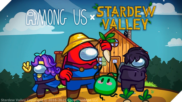 Stardew Valley hợp tác cùng Among Us trong sự kiện crossover độc quyền