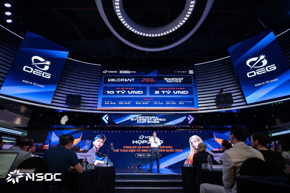 Vòng loại NSOC 2025 bùng nổ với hơn 5.000 tuyển thủ so tài - cuộc đua căng nhất cộng đồng eSports sinh viên Việt Nam- Ảnh 1. Vòng loại NSOC 2025 bùng nổ với hơn 5.000 tuyển thủ so tài - cuộc đua căng nhất cộng đồng eSports sinh viên Việt Nam- Ảnh 1.