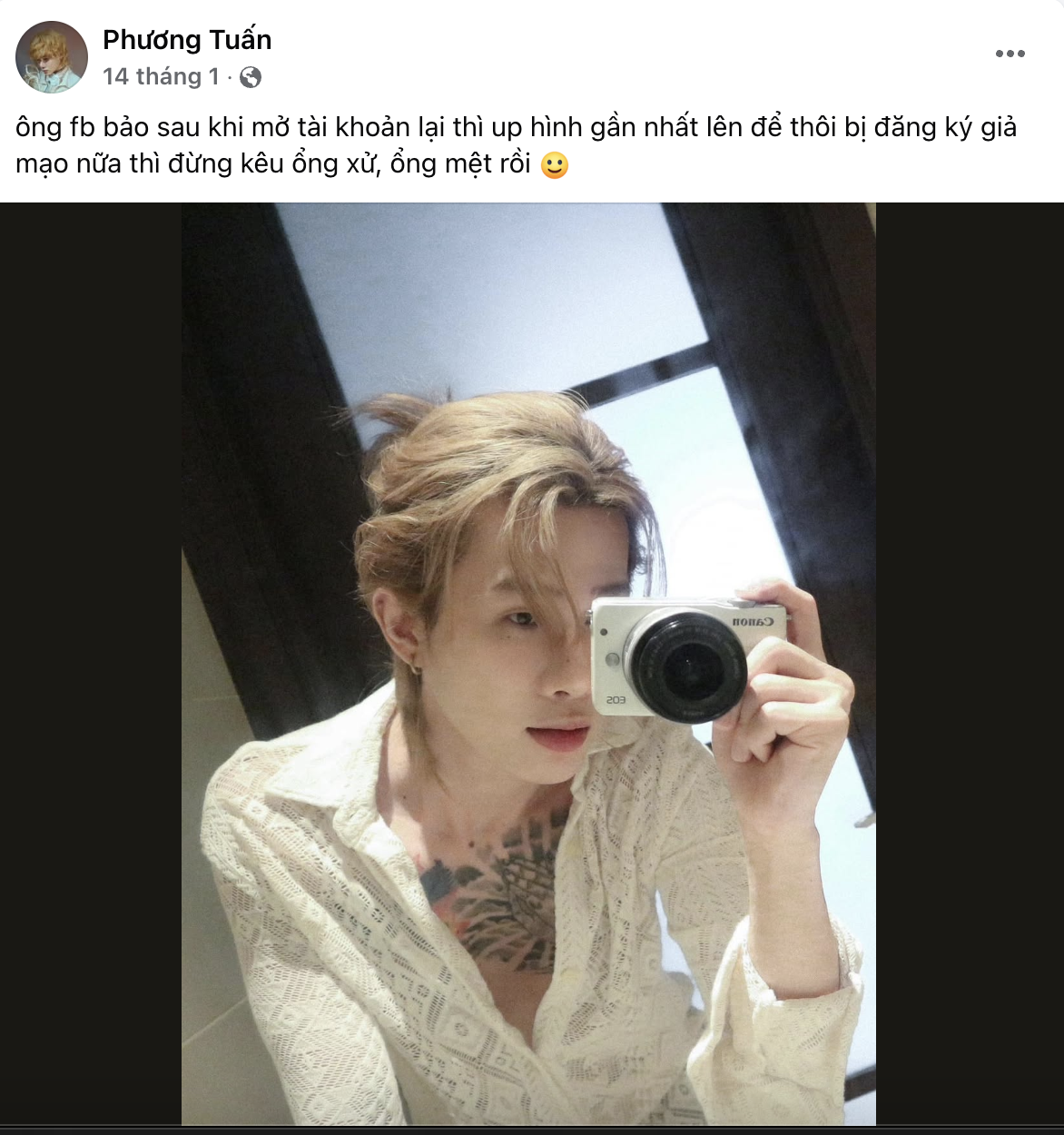 Bí ẩn sao nam Vbiz