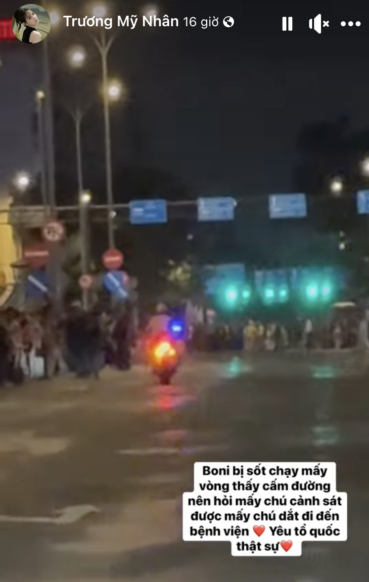 Đưa con bị sốt nhập viện gấp, sao nữ Vbiz xúc động trước việc làm này của lực lượng cảnh sát- Ảnh 1.