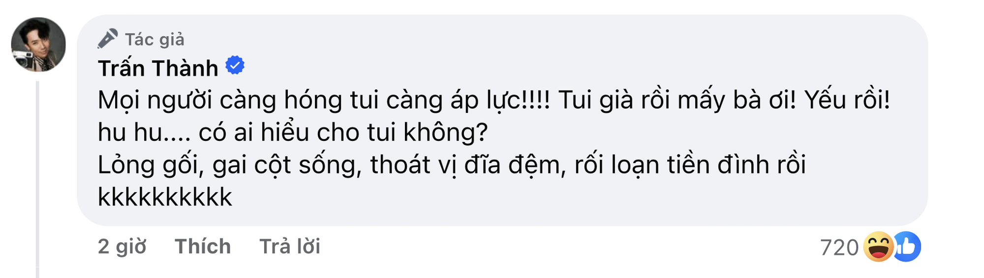 Tình trạng bệnh tật đáng lo của Trấn Thành- Ảnh 1.