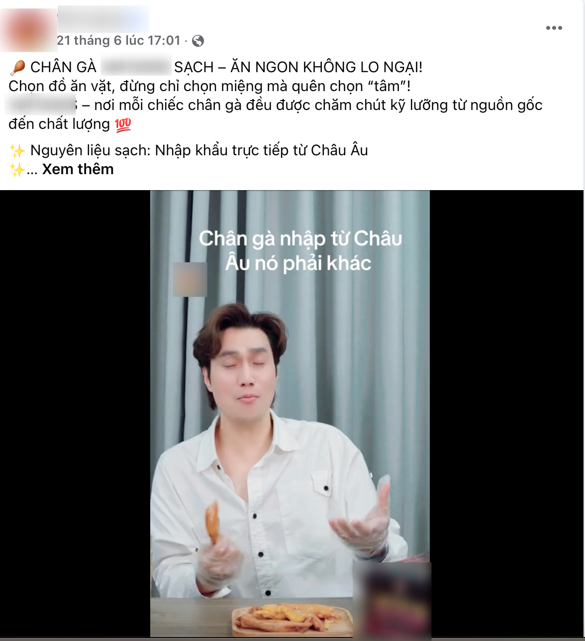 Diễn viên Việt Anh khoá MXH, động thái gây chú ý giữa lúc bị nhắc tên vì bán chân gà- Ảnh 2.