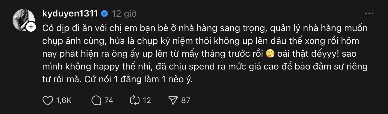 Hoa hậu Kỳ Duyên và Thiên Ân bị phát tán ảnh riêng tư, nàng hậu bức xúc lên tiếng- Ảnh 1.