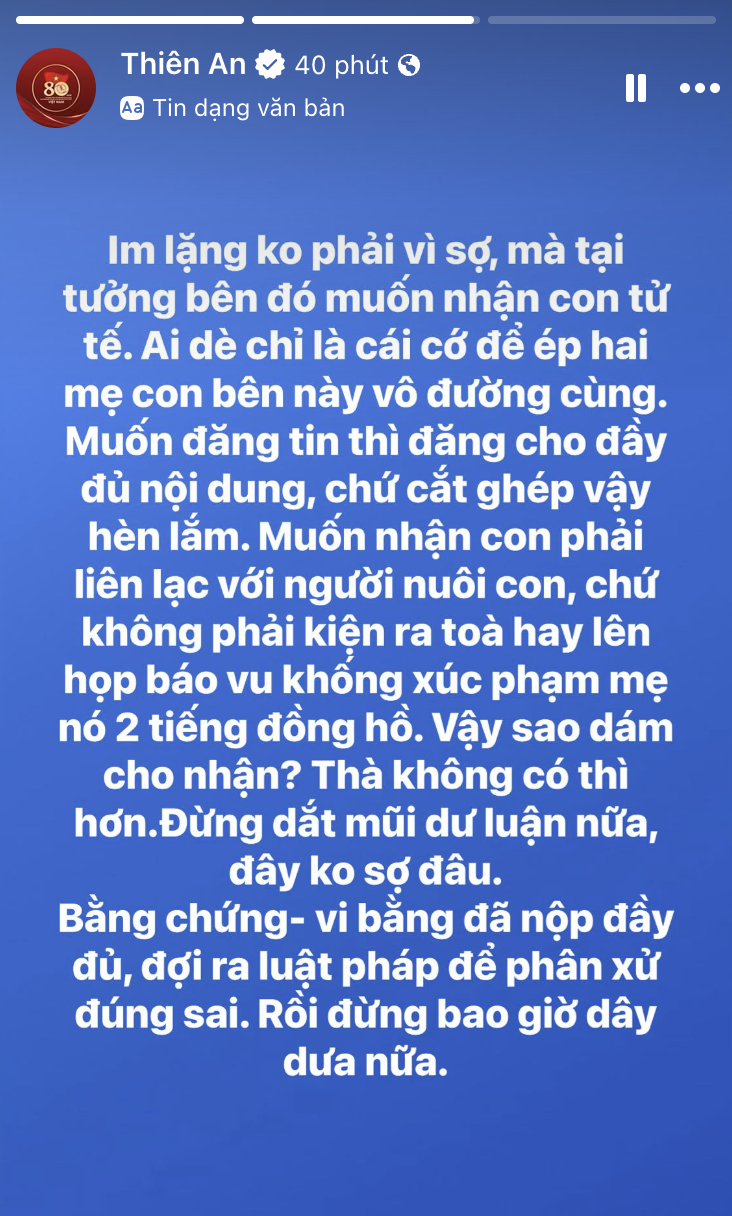 Lí do thực sự Thiên An lên tiếng dồn dập về lùm xùm với Jack ngay lúc này?- Ảnh 2.