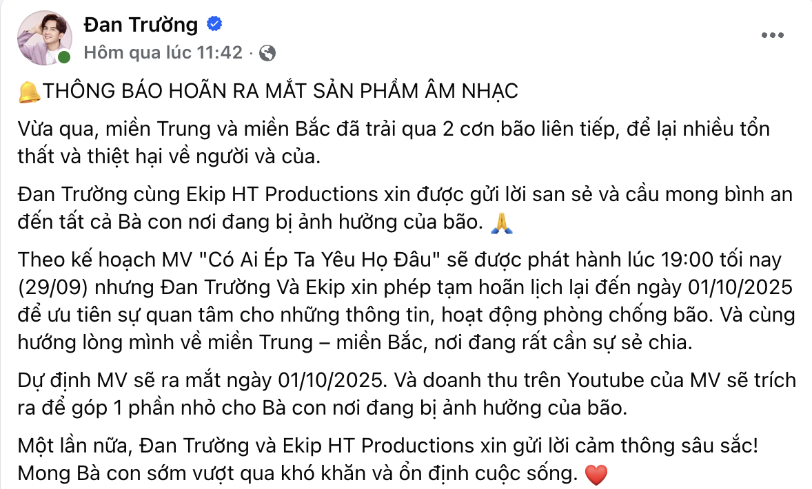Hương Giang - Phạm Quỳnh Anh và dàn sao quyên góp giúp đỡ đồng bào vùng bão số 10- Ảnh 4. Hương Giang - Phạm Quỳnh Anh và dàn sao quyên góp giúp đỡ đồng bào vùng bão số 10- Ảnh 4.