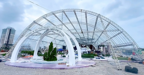 Trước "giờ G" đám cưới Đỗ Hà - thiếu gia tập đoàn Sơn Hải: Rạp cưới siêu khủng, cô dâu nôn nao! anh man hinh 2025 10 21 luc 171110 1761047538927 17610475399571819539976 85 0 1132 2000 crop 1761047978068614344278png