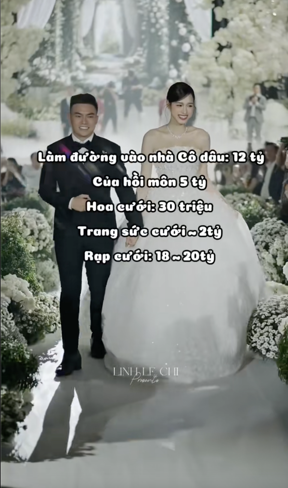 Chi phí lễ cưới Hoa hậu Đỗ Hà và doanh nhân Viết Vương lên đến hàng chục tỷ đồng?- Ảnh 1.