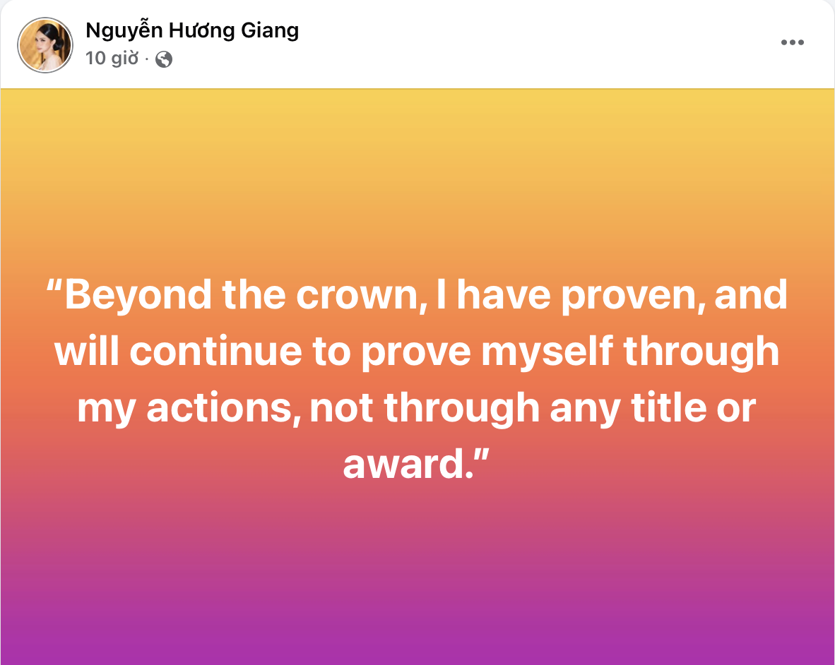 Hương Giang lại thất bại trong 1 hạng mục quan trọng tại Miss Universe, hàng trăm triệu đồng đổ tiền vote thua trắng tay!- Ảnh 4.