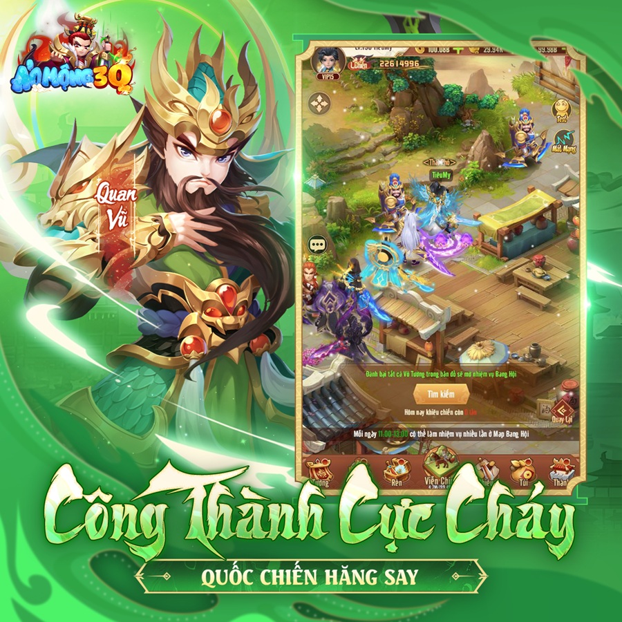 HOT: Game nhập vai đấu tướng Ảo Mộng 3Q chốt ngày mở cửa tại Việt Nam anh2