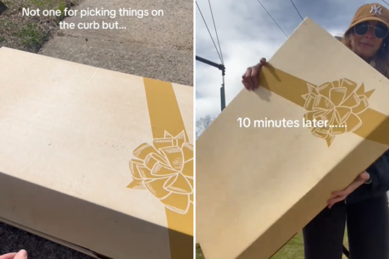 Nhặt được chiếc hộp bị vứt trên vỉa hè, cô gái kinh ngạc khi mở ra xem bên trong- Ảnh 1.