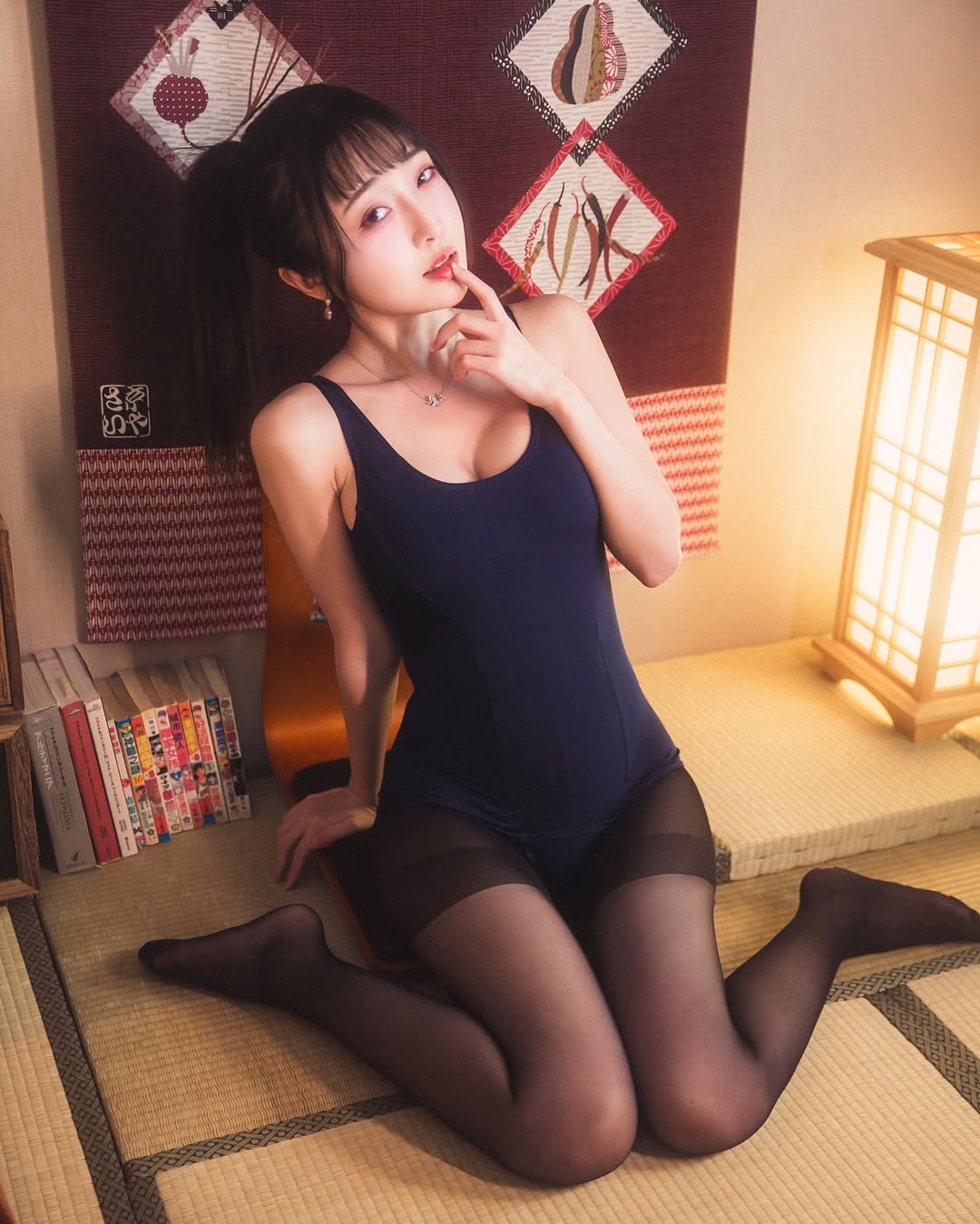 aoihj9m Mỹ nữ Lena gây sốt mạng xã hội với bộ ảnh Sukumizu gợi cảm aoihj9m