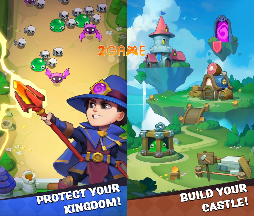 game thủ thành roguelike Archmagic Survivors TD