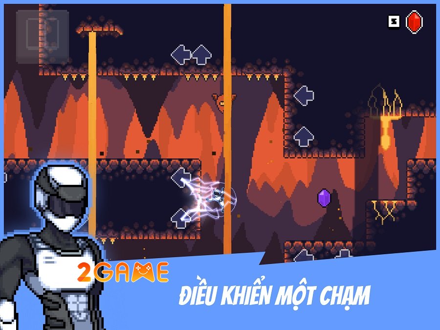 Astronaut Joe: Magnetic Rush – Game pixel retro phong cách arcade độc đáo astronaut joe release 1
