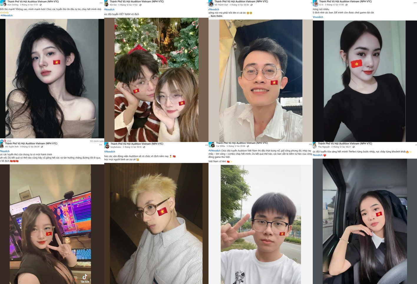 Cộng đồng game thủ Audition Việt Nam "tiếp lửa" cho đội tuyển thi đấu tại SEA Games 33 au collec