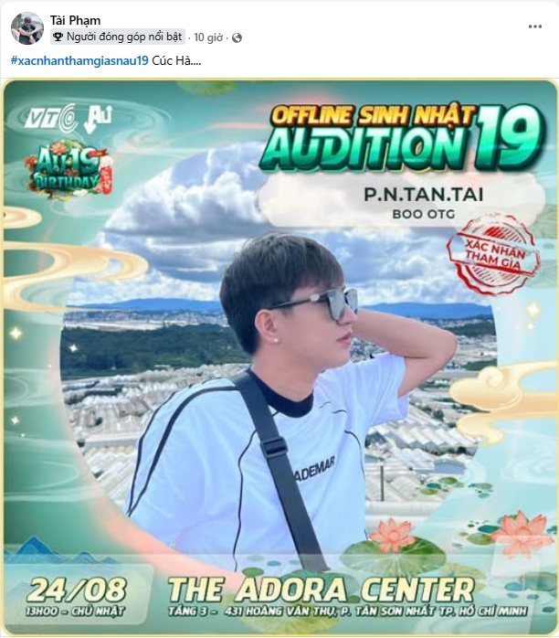 au_20_08_2025_13_57 Game thủ "rần rần" xác nhận tham gia sinh nhật Audition 19 tuổi - Bản Sắc Xứ Au au 20 08 2025 13 57