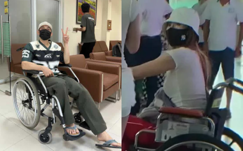 Lộ clip Lan Ngọc tại Running Man sau chấn thương phải ngồi xe lăn, tình trạng hiện tại đáng lo ngại- Ảnh 2. Lộ clip Lan Ngọc tại Running Man sau chấn thương phải ngồi xe lăn, tình trạng hiện tại đáng lo ngại- Ảnh 2.