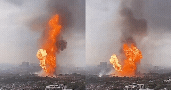 Cột lửa cao hàng trăm mét bốc cháy dữ dội giữa thành phố lớn, người dân phải sơ tán khẩn ava chuan 5 1743481172606391113180gifpng