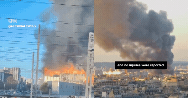 Paris ngập trong khói đen vì hỏa hoạn thiêu rụi cả tòa nhà, 200 lính cứu hỏa được điều động khẩn ava chuan 7 174408132419478059719gifpng