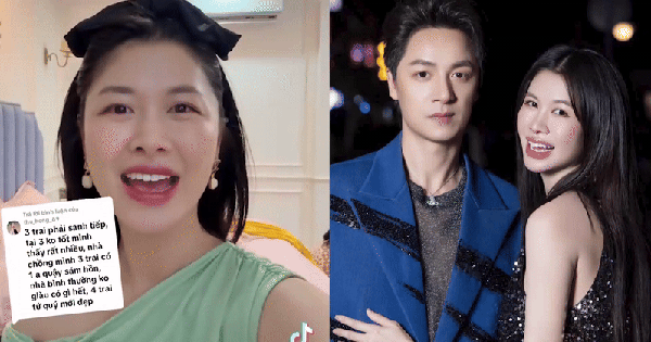 Bị nói đẻ 3 con trai không tốt, vợ sao nam Vbiz nói gì? avatar1737195999386 17371960002491079348895png