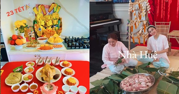 Đặng Thu Thảo - Tăng Thanh Hà rộn ràng ngày cận Tết: Làm dâu nhà tỷ phú vẫn tự tay chuẩn bị mâm cúng, gói bánh chưng trong biệt thự avatar1737555740971 1737555741802107422685 0 0 335 640 crop 1737555760173466722448jpg