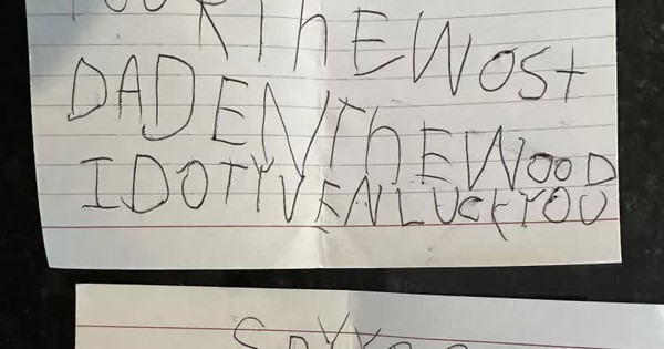 Người đàn ông bất ngờ nhận được mảnh giấy ghi “Bố là người bố tệ nhất thế giới" từ con trai 5 tuổi: 10 phút sau, mọi thứ thay đổi avatar1738912523778 1738912524233217788133 0 0 494 790 crop 17389125406461012243286jpg